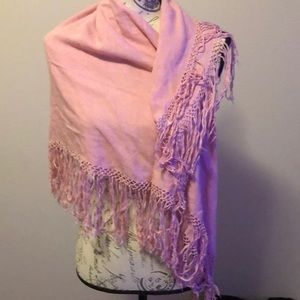 Hand woven square scarf